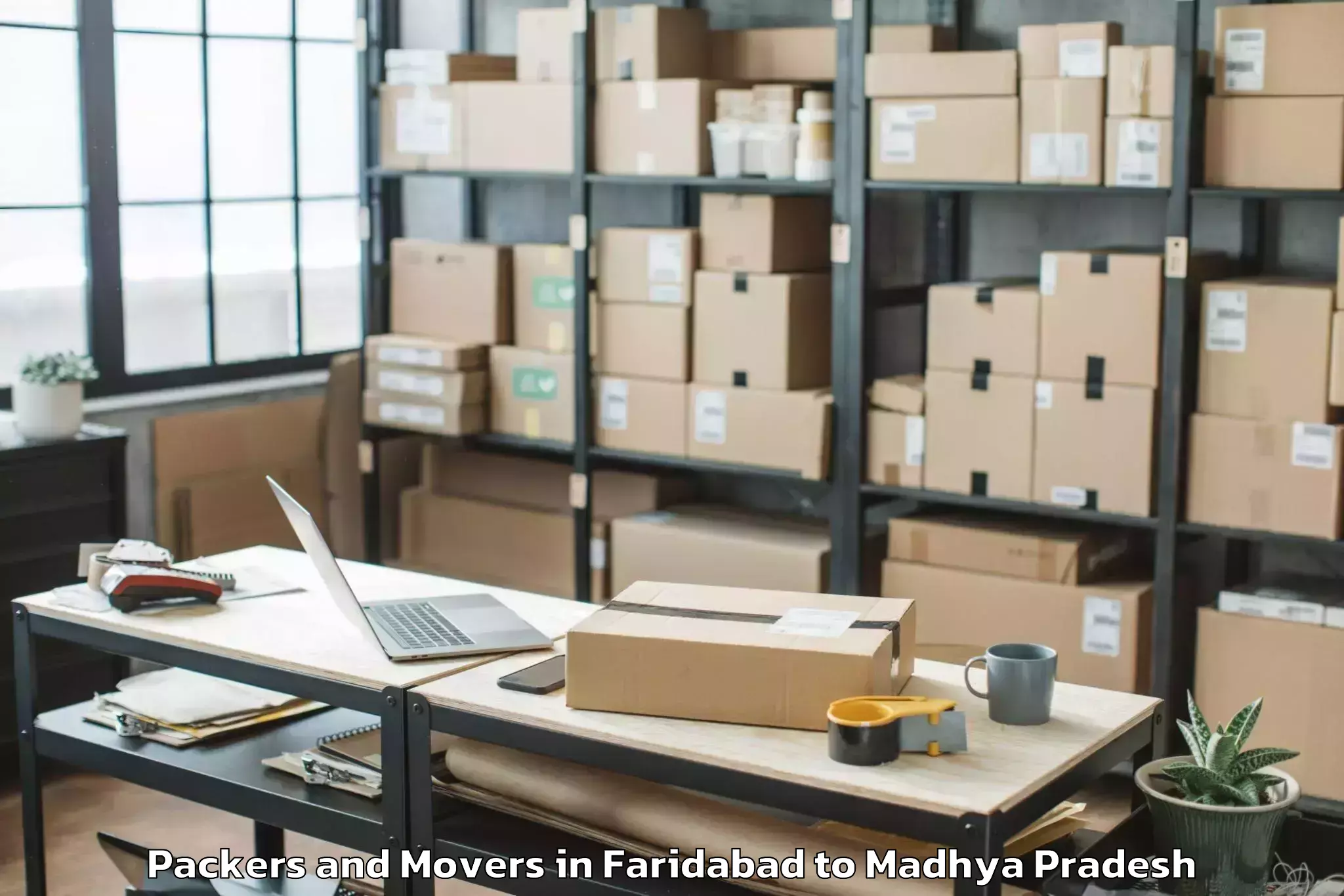 Book Faridabad to Pali Birsinghpur Packers And Movers Online